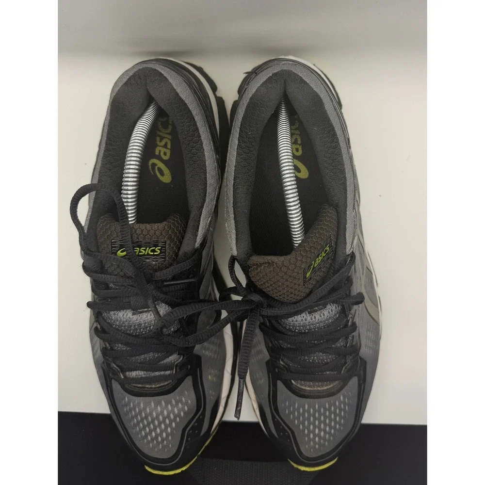 Asics Gel-Kayano 22 Running Shoes Mens 11 Grey Black T547N Good FluidRide